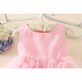 Belle robe de soirée rose fille enfant en bas âge avec des robes de fantaisie rose pour bébé fille pour 0-4 ans